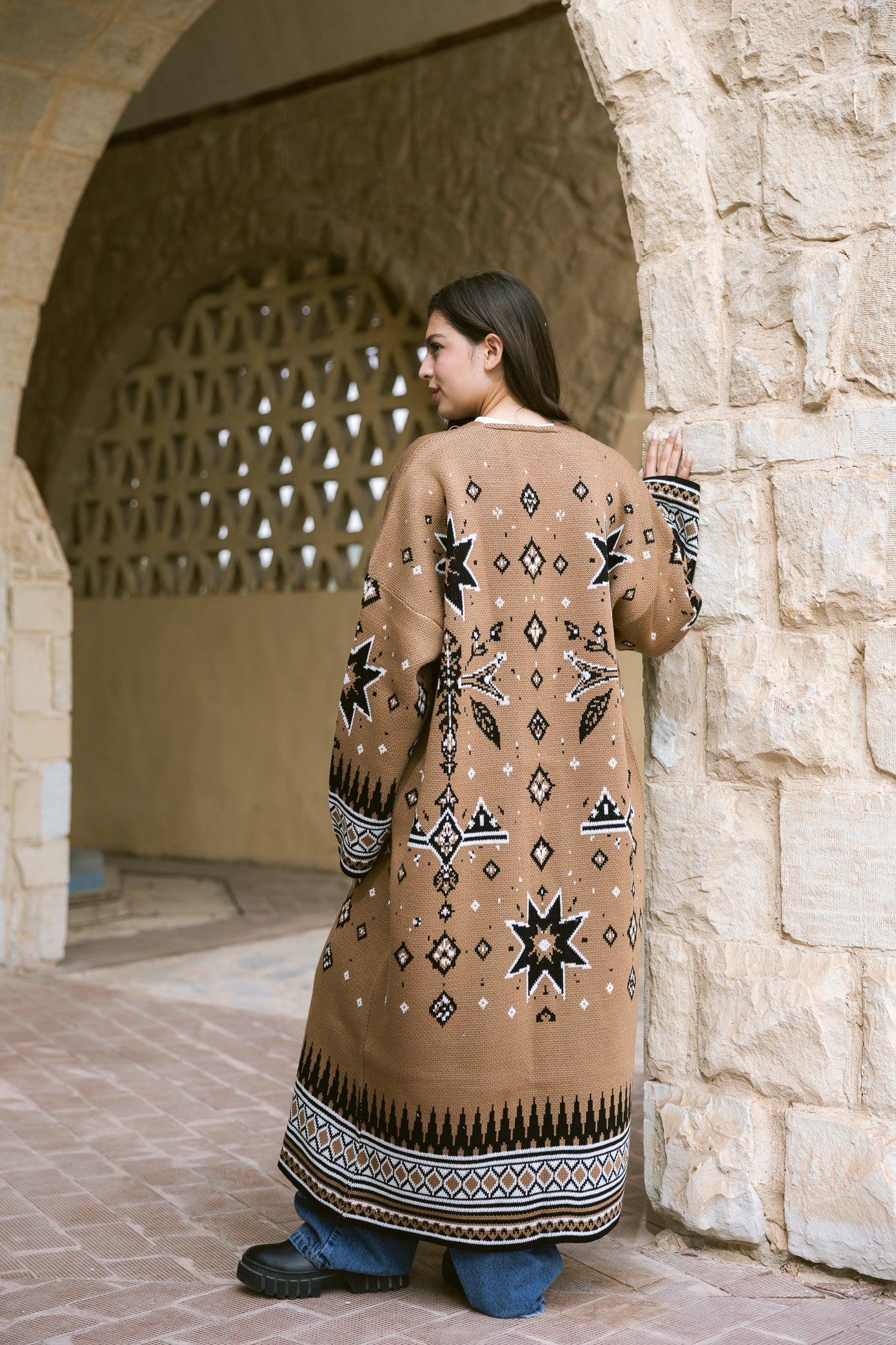 Nojom Cardigan - Sand