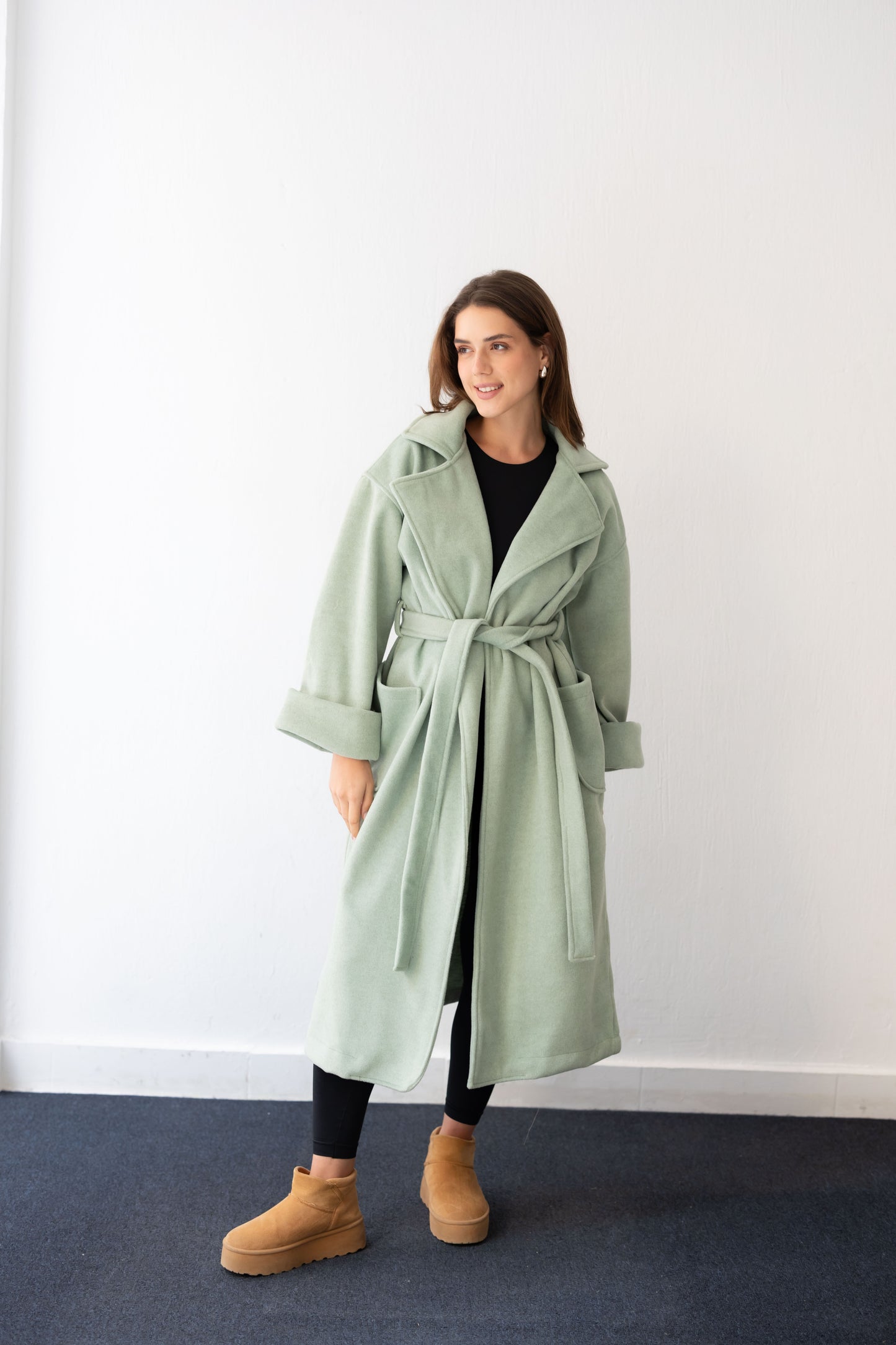 Keep Me Warm Coat - Mint