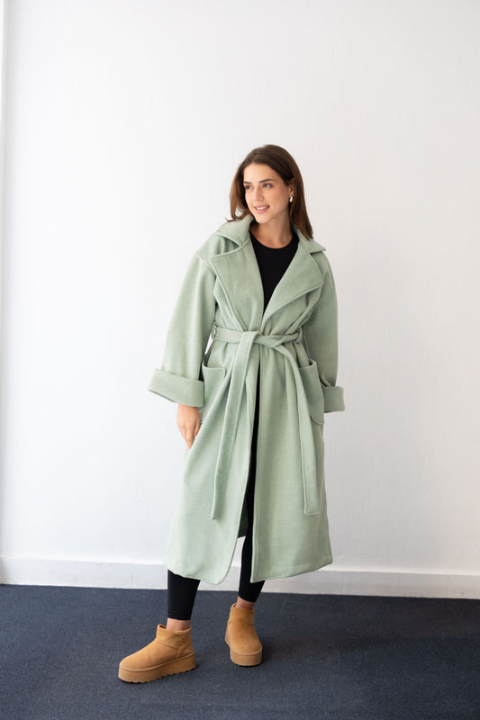 Keep Me Warm Coat - Mint