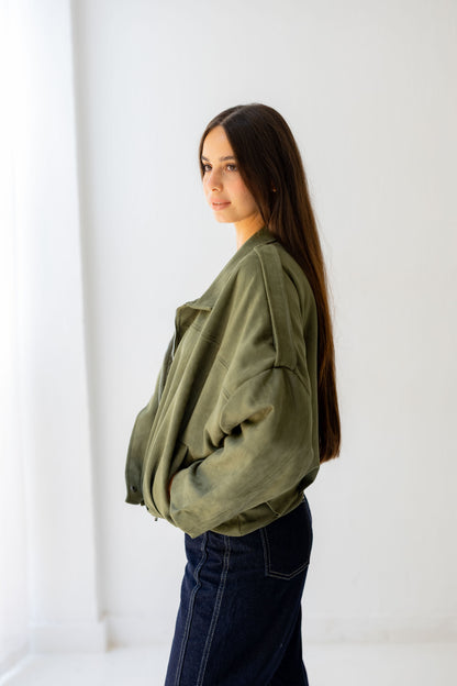 Velvet Storm Jacket - Olive