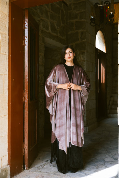 Fringe Edit Kaftan - Dusty Rose