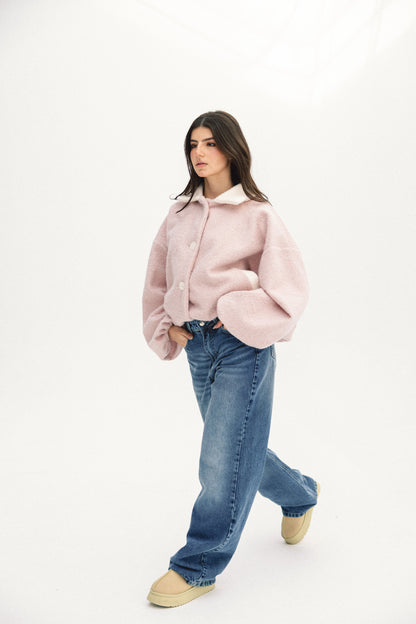 Nonchalant Jacket - Powder Pink