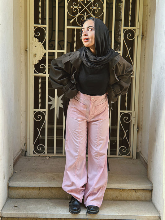 Corduroy Pants - Powder Pink