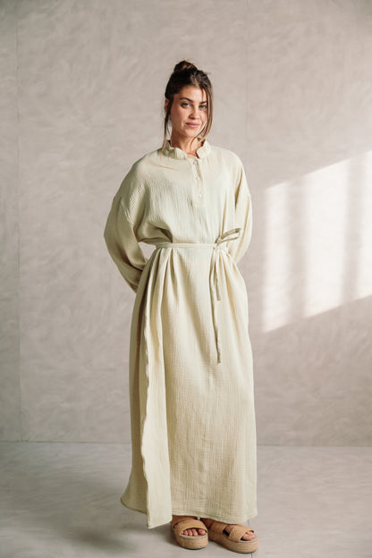 Rihan Dress - Basil