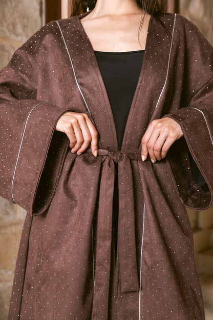 Sky Dust Kaftan - Chocolate