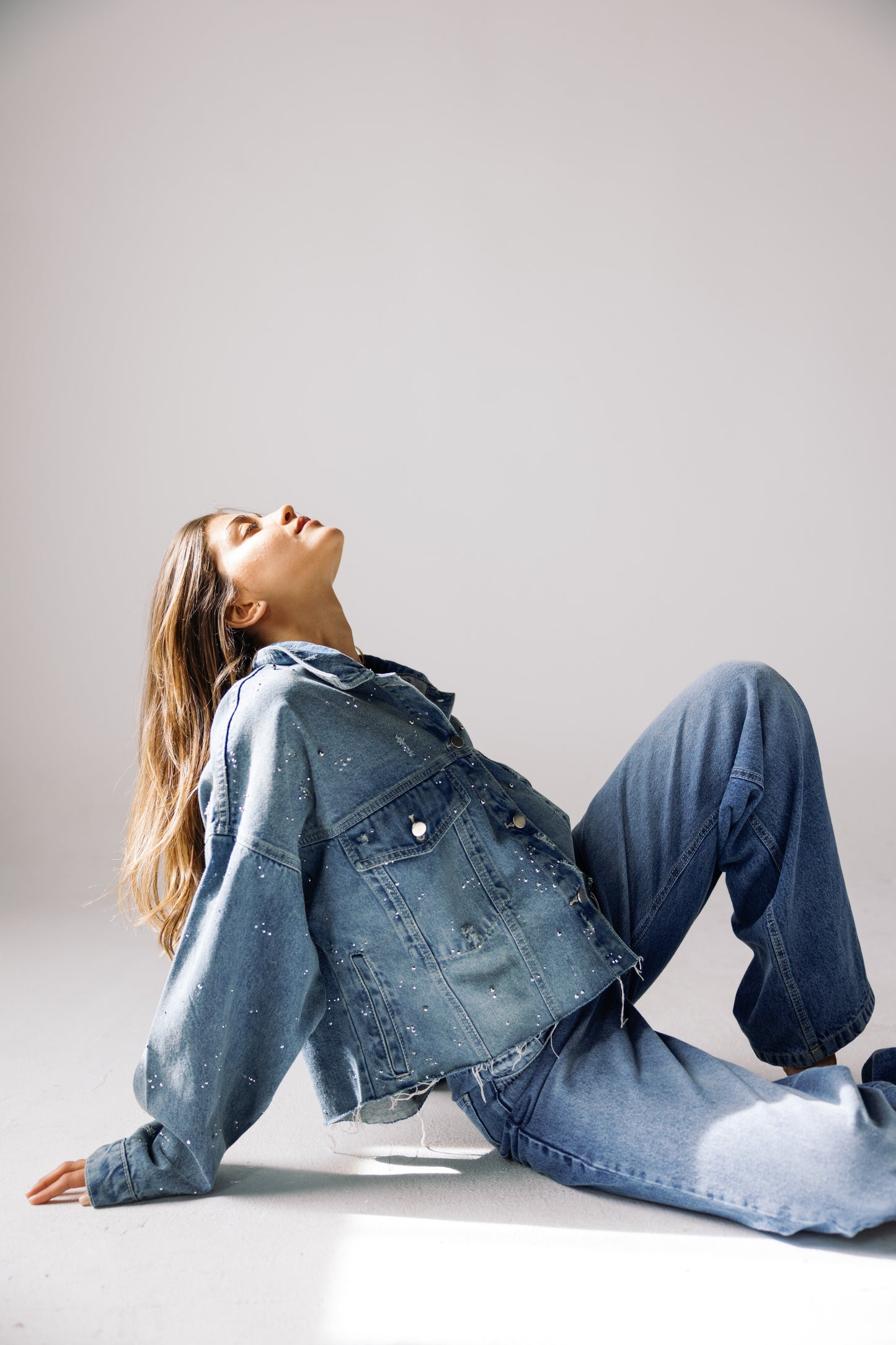 Starfall Denim Jacket - Vintage Blue