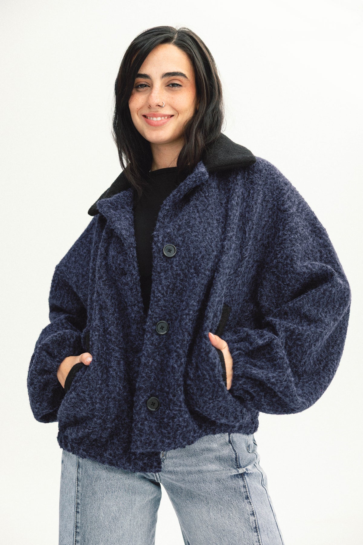Nonchalant Jacket - Navy