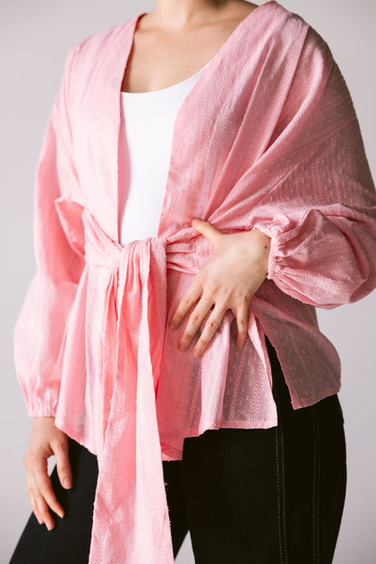 Soft Girl Energy Top - Powder Pink
