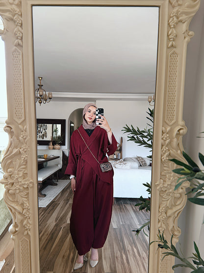 Rema Set - Burgundy