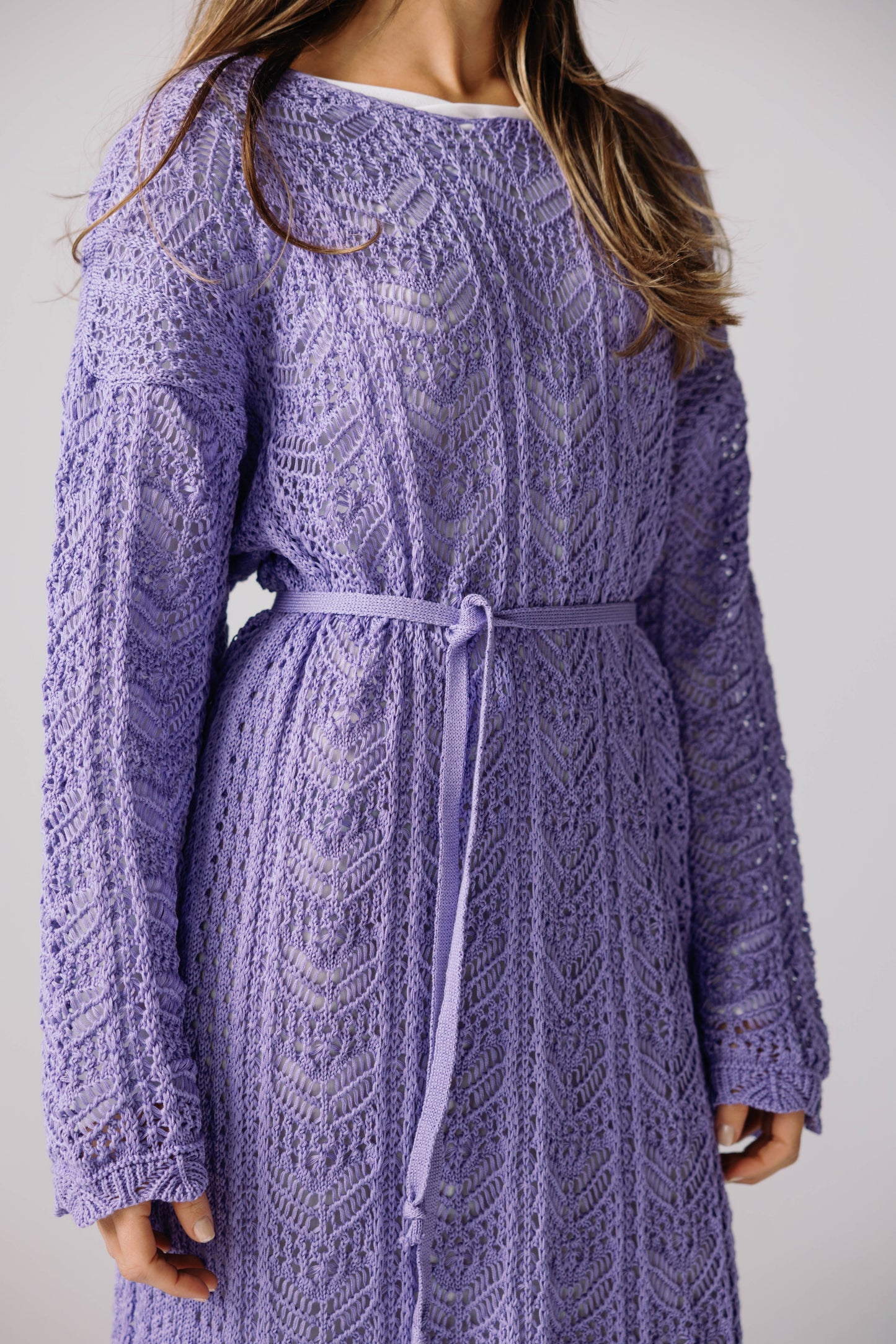 Sea Soul Knit Dress - Lilac