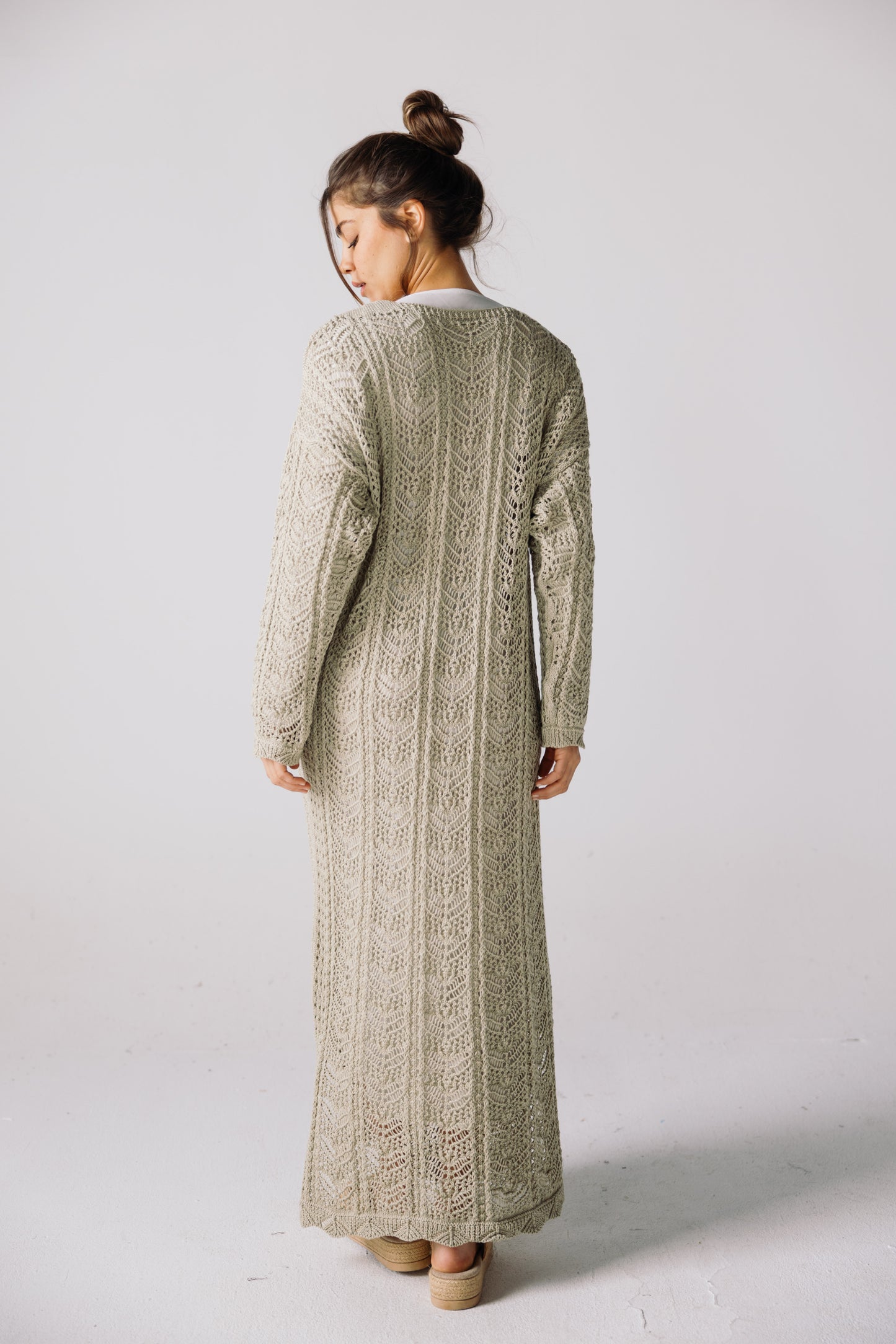 Sea Soul Knit Dress - Basil