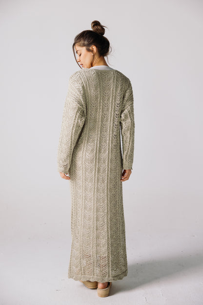 Sea Soul Knit Dress - Basil