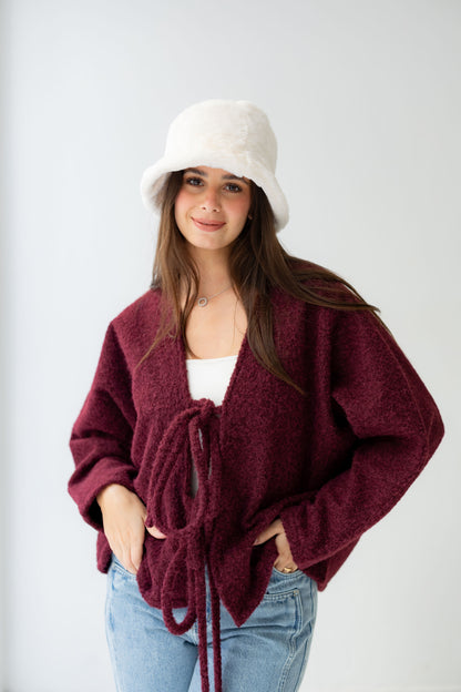 Dream Butterfly Top - Burgandy