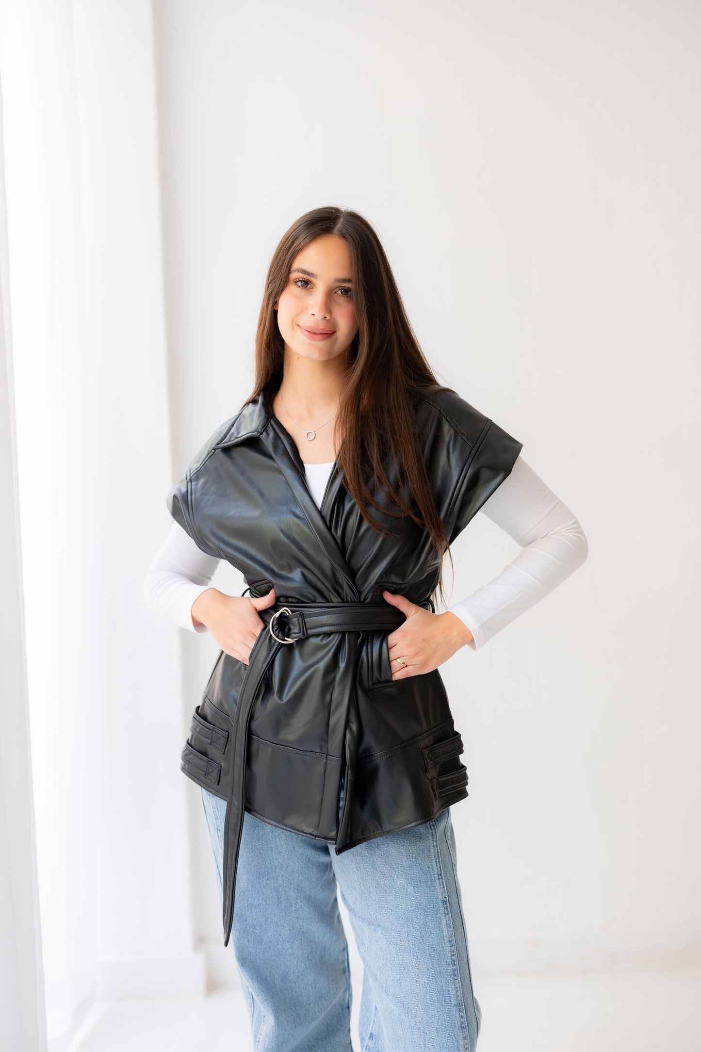 Statement Vest - Black