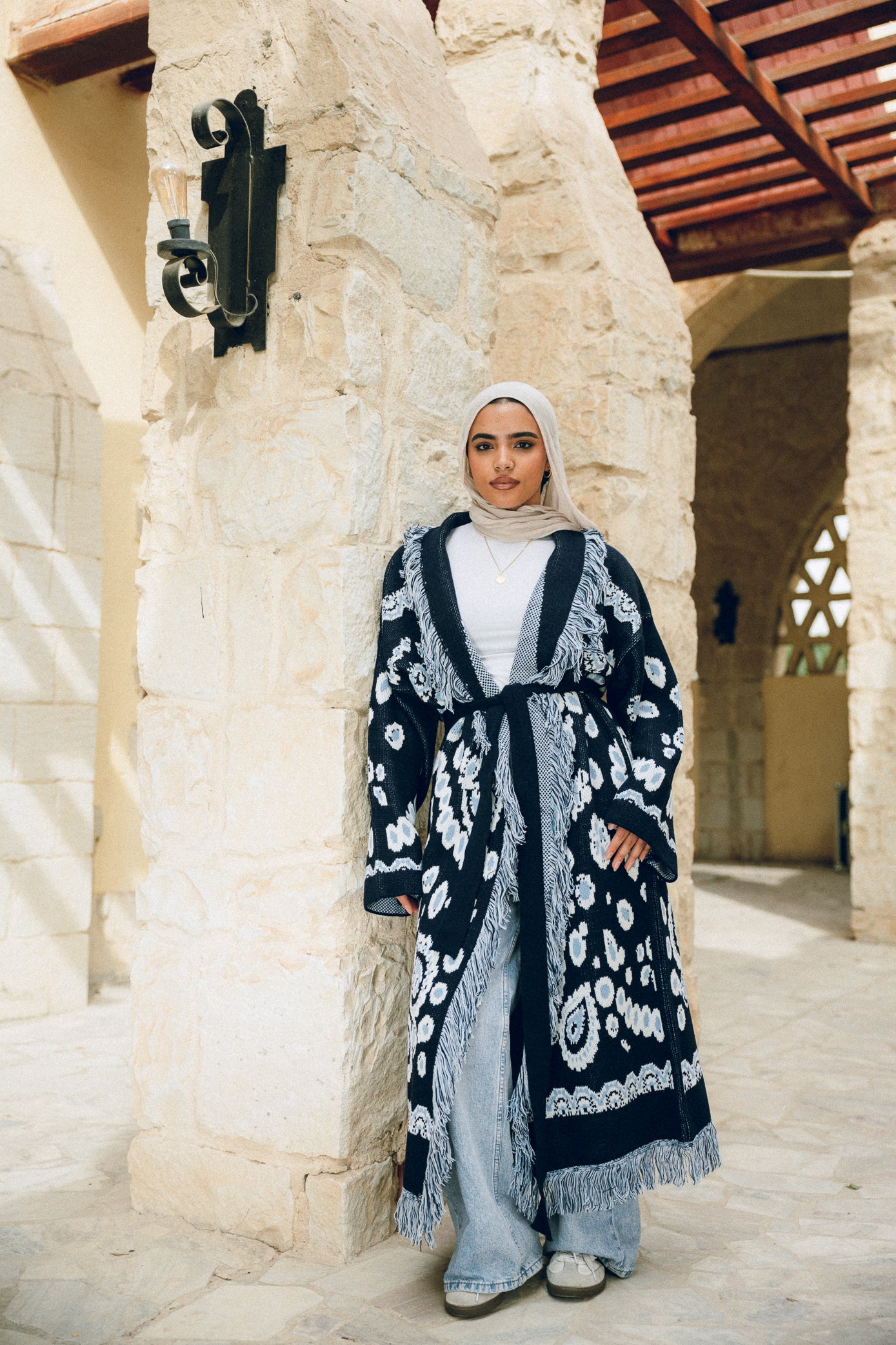 Rihla Cardigan - Navy