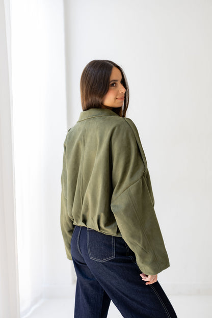 Velvet Storm Jacket - Olive