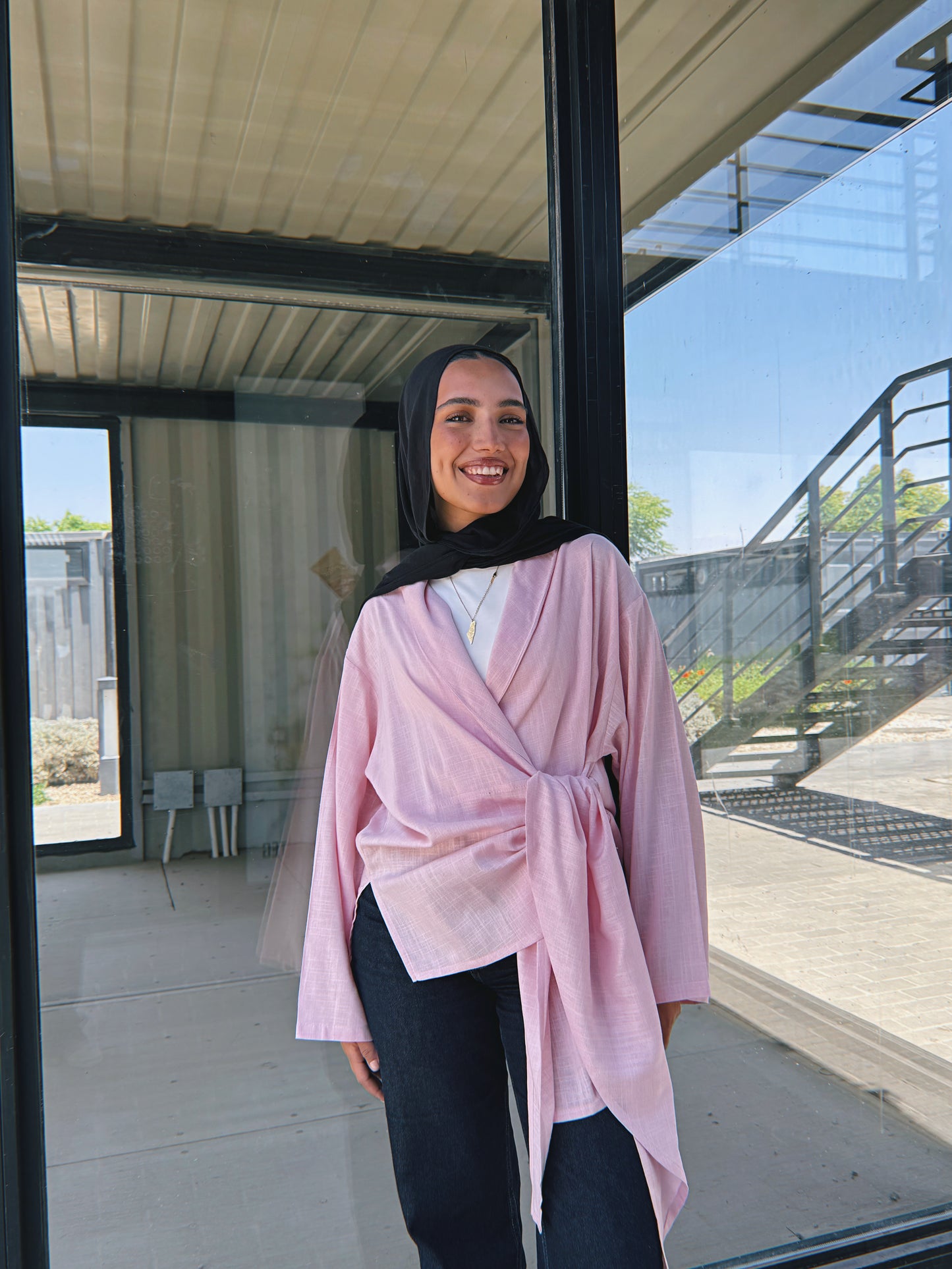 Softly Wrap Kimono - Rose