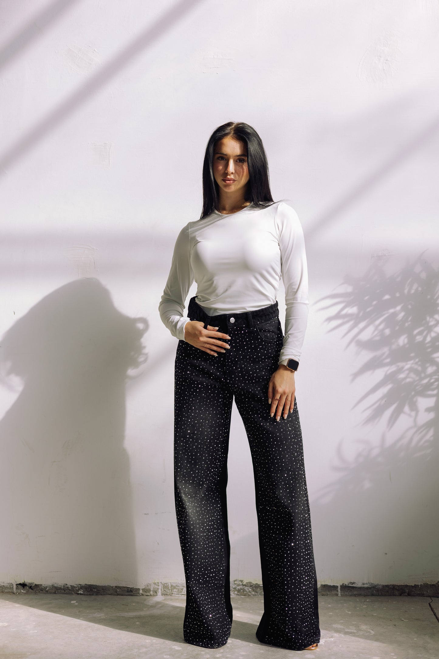 Midnight Spark Jeans - Noir Black