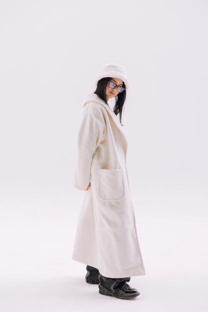 Signature Cozy Coat - Off White