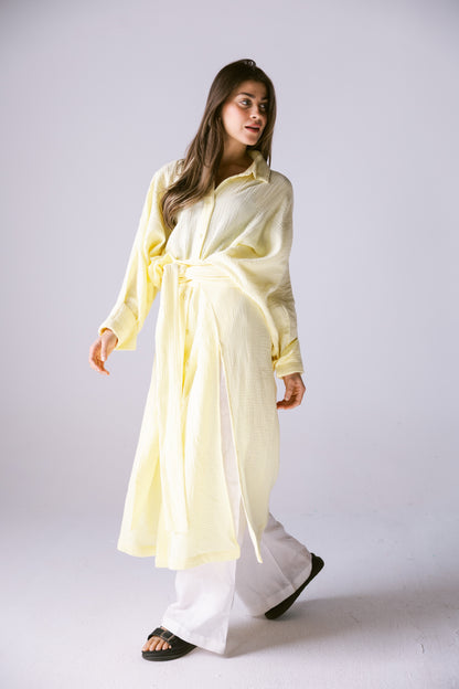 Off-Duty Shirt - Powder Yellow