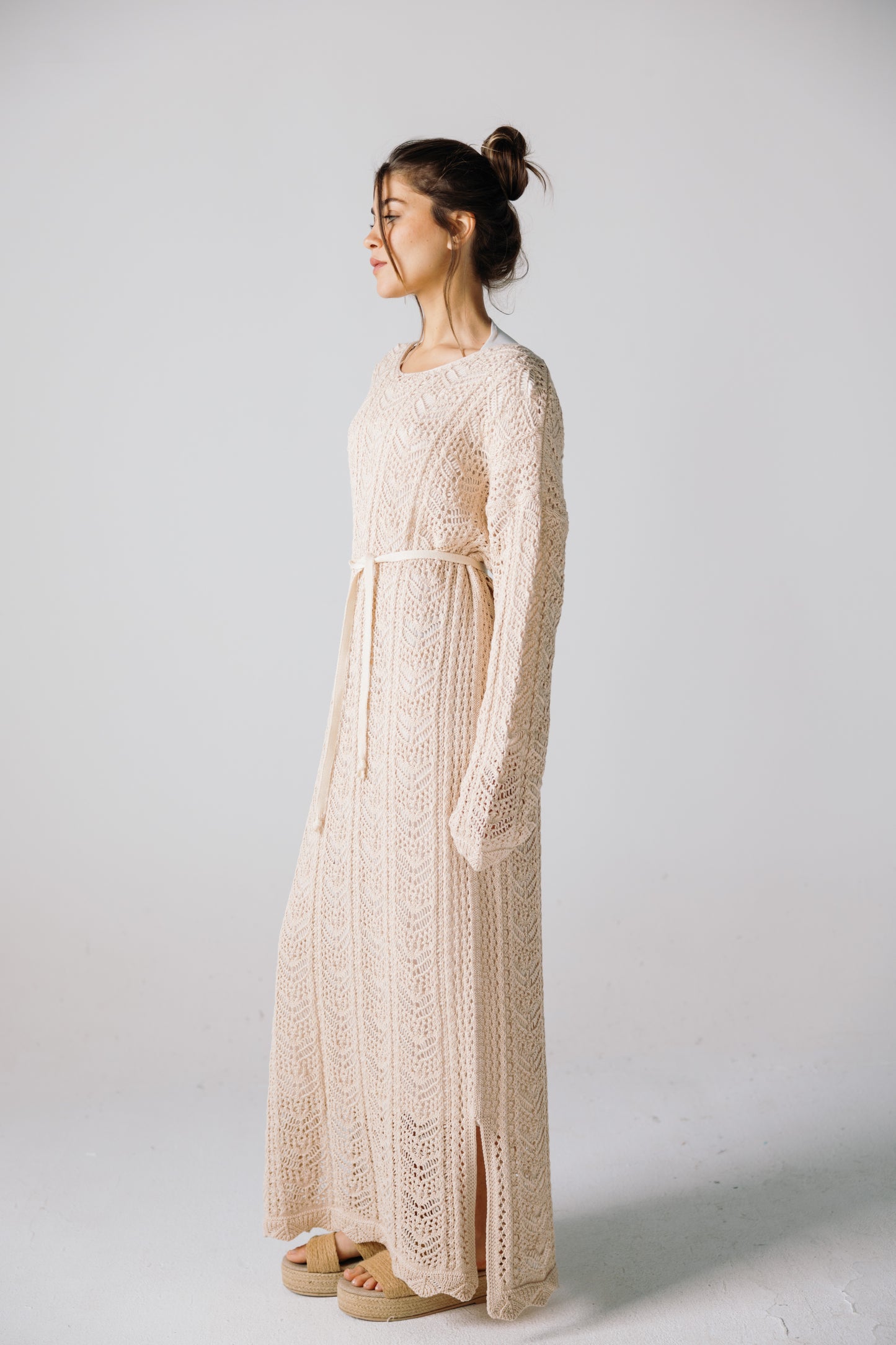 Sea Soul Knit Dress - Cream
