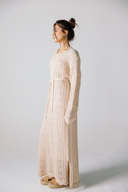 Sea Soul Knit Dress - Cream