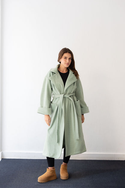 Keep Me Warm Coat - Mint