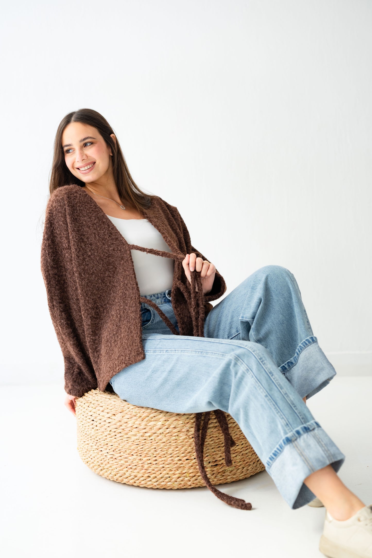 Dream Butterfly Top - Cocoa Brown