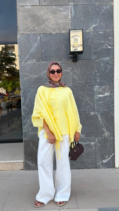 Rahaf Top - Butter Yellow