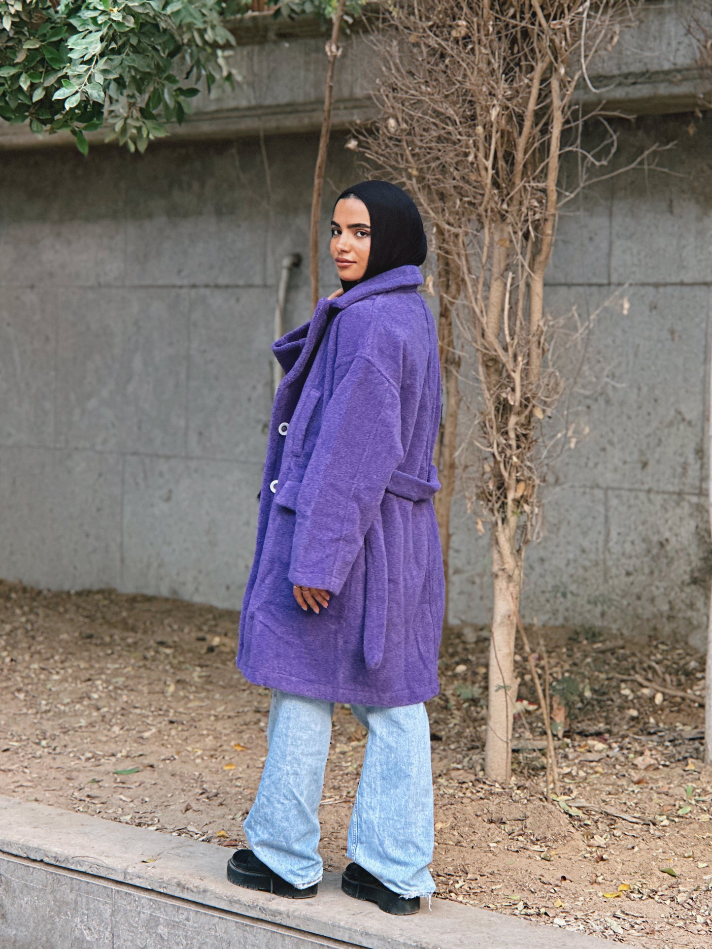 Timeless Coat - Royal Purple