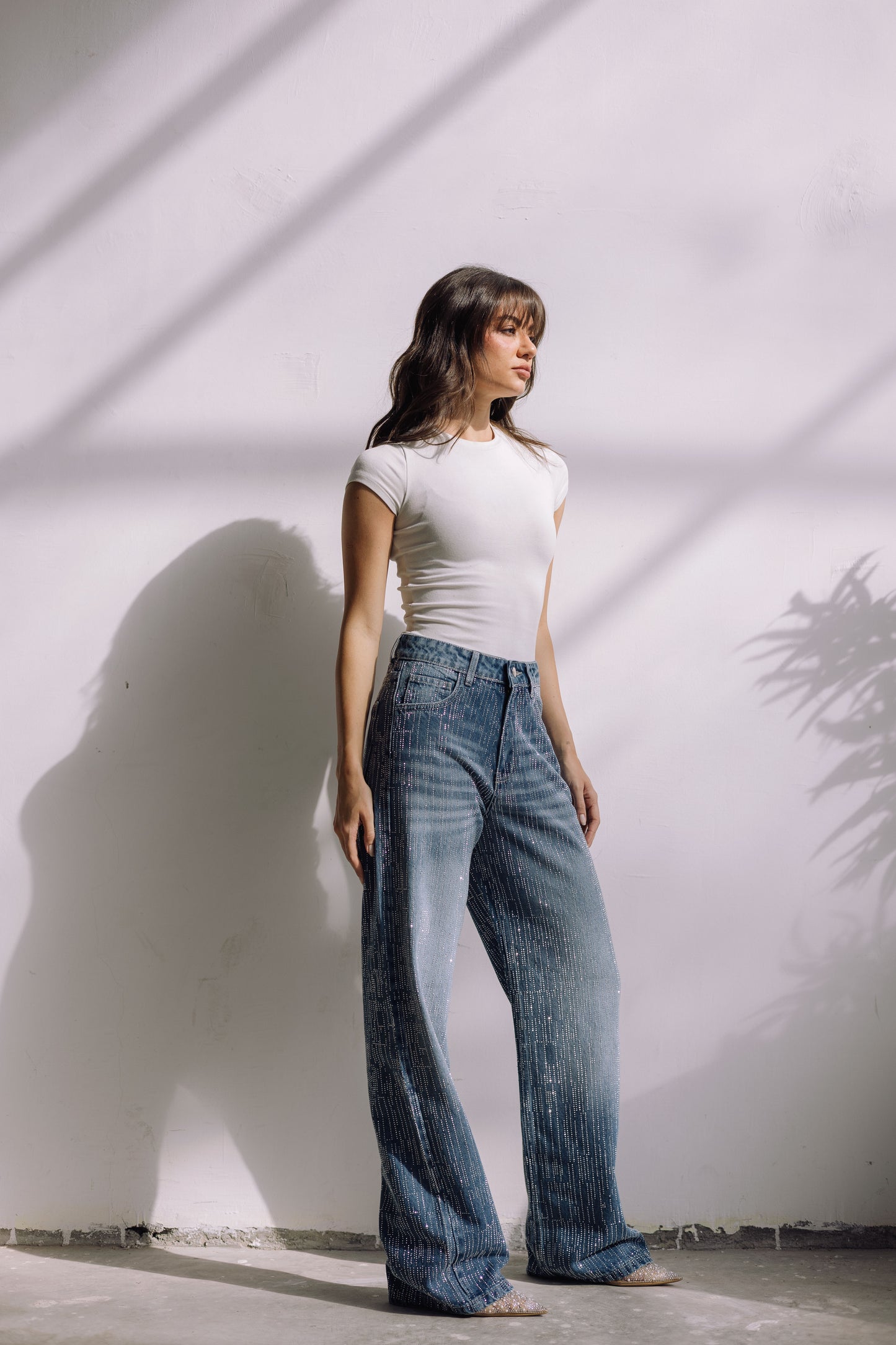 Showstopper Denim Pants - Washed Blue