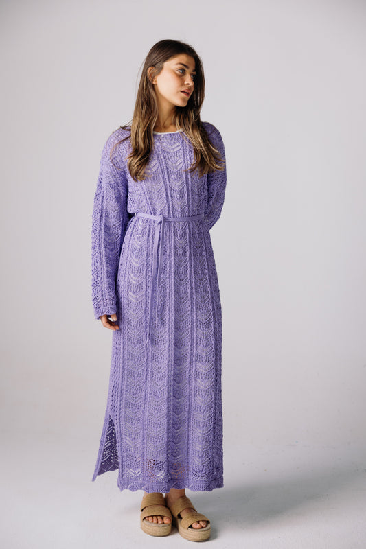Sea Soul Knit Dress - Lilac