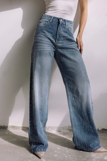Showstopper Denim Pants - Washed Blue