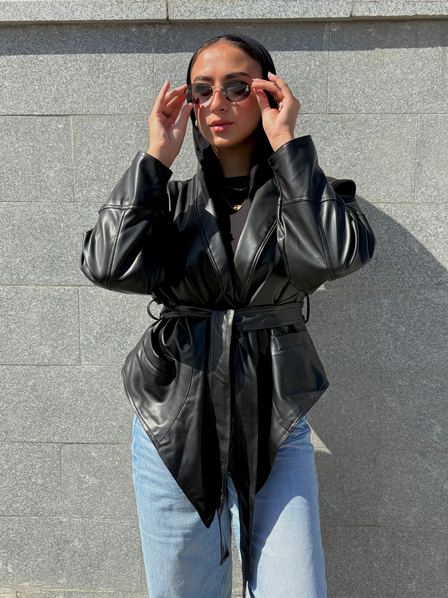 Bold As Love Leather Jacket - Black