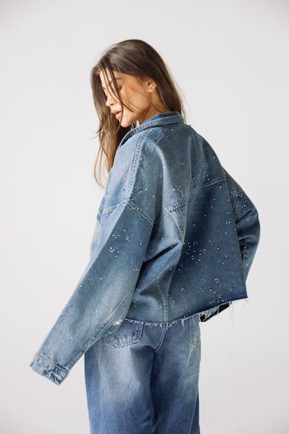 Starfall Denim Jacket - Vintage Blue
