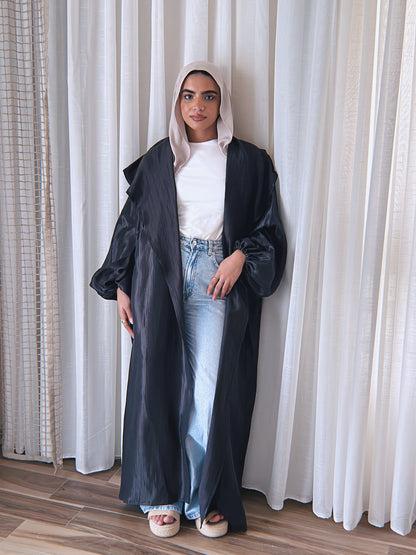 Love Me Shimmer Kimono - Black