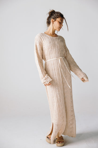 Sea Soul Knit Dress - Cream