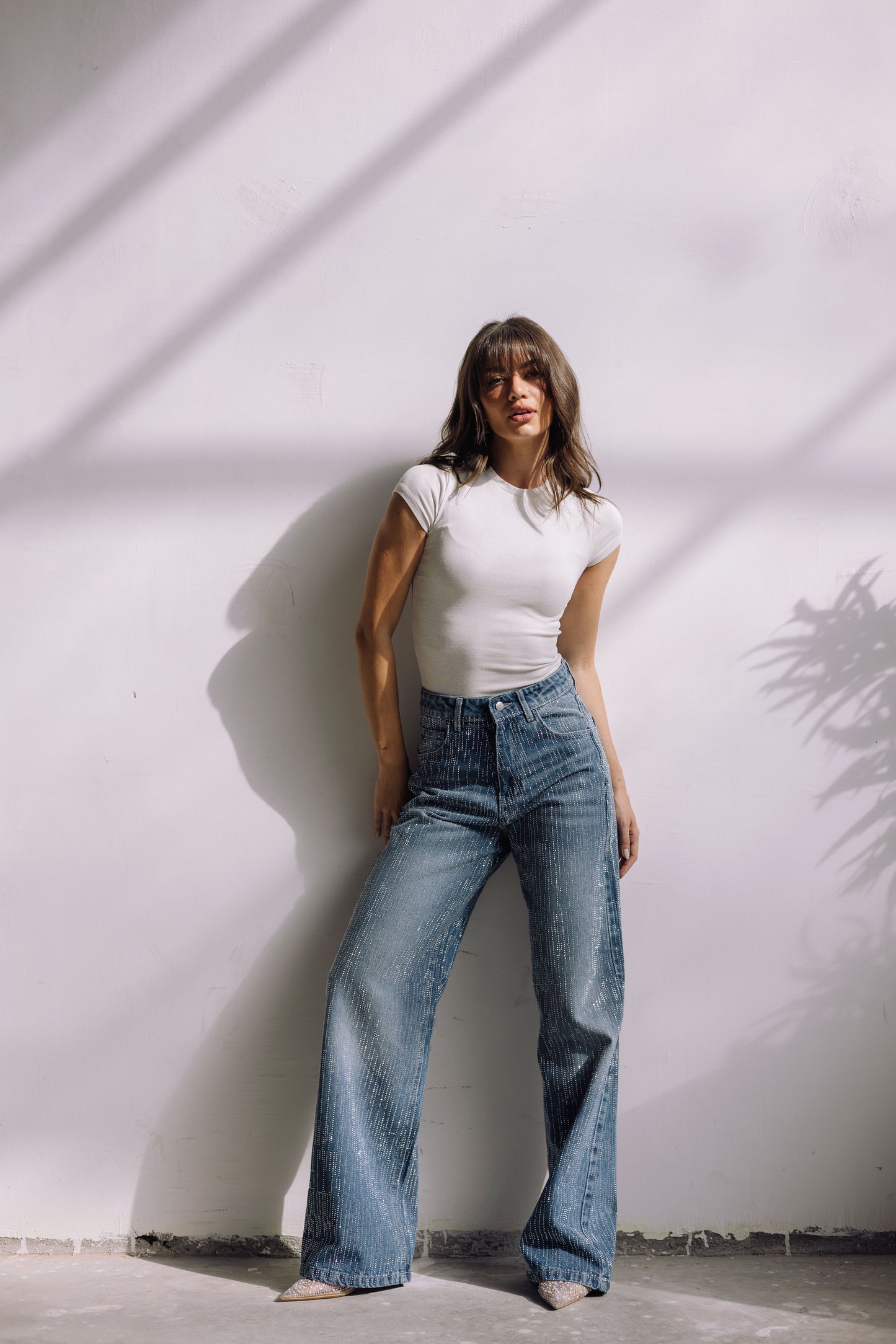 Showstopper Denim Pants - Washed Blue