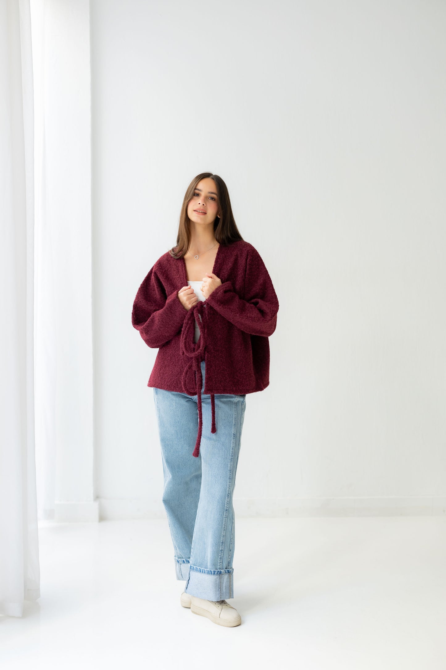 Dream Butterfly Top - Burgandy