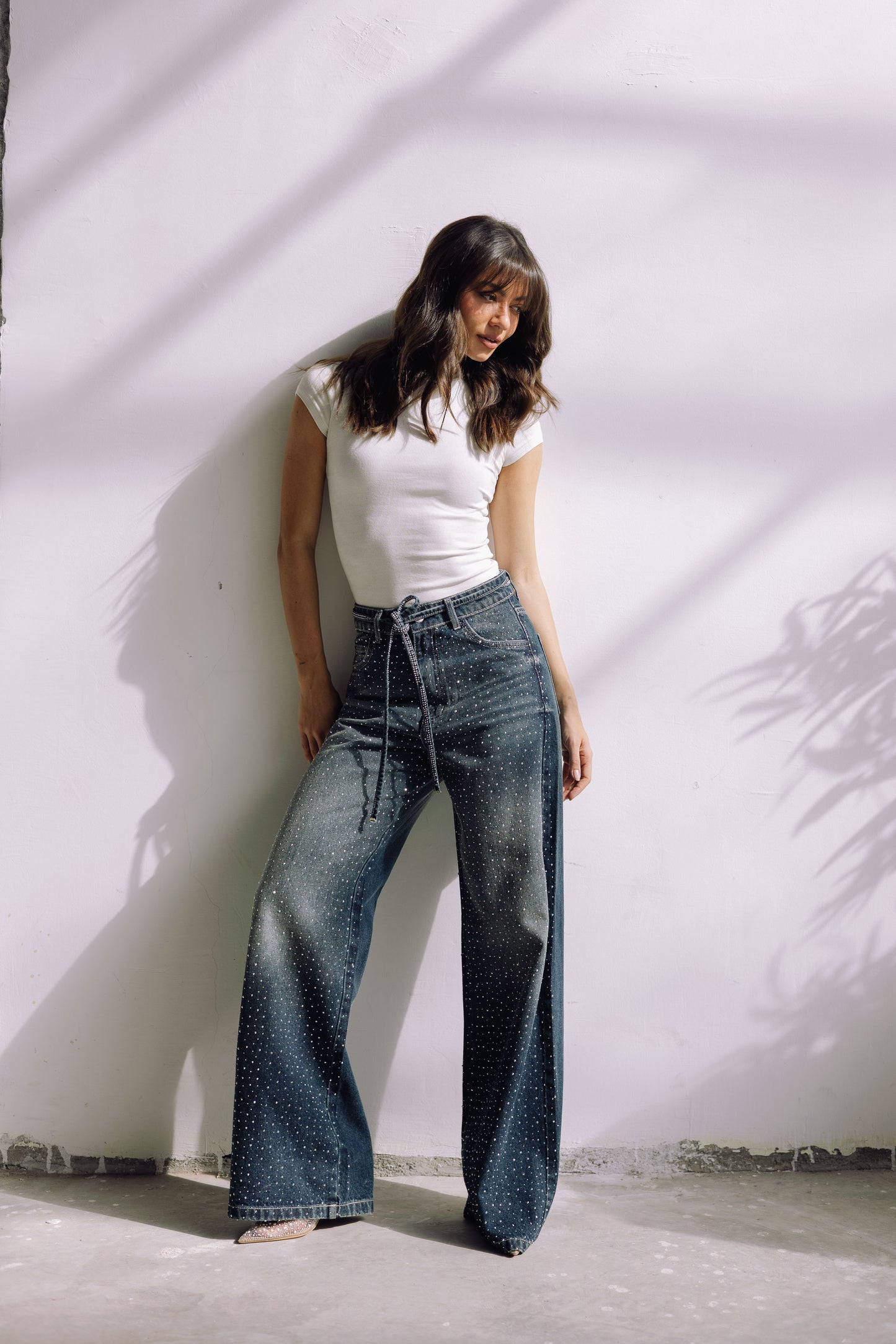 Midnight Spark Jeans - Smoky Blue