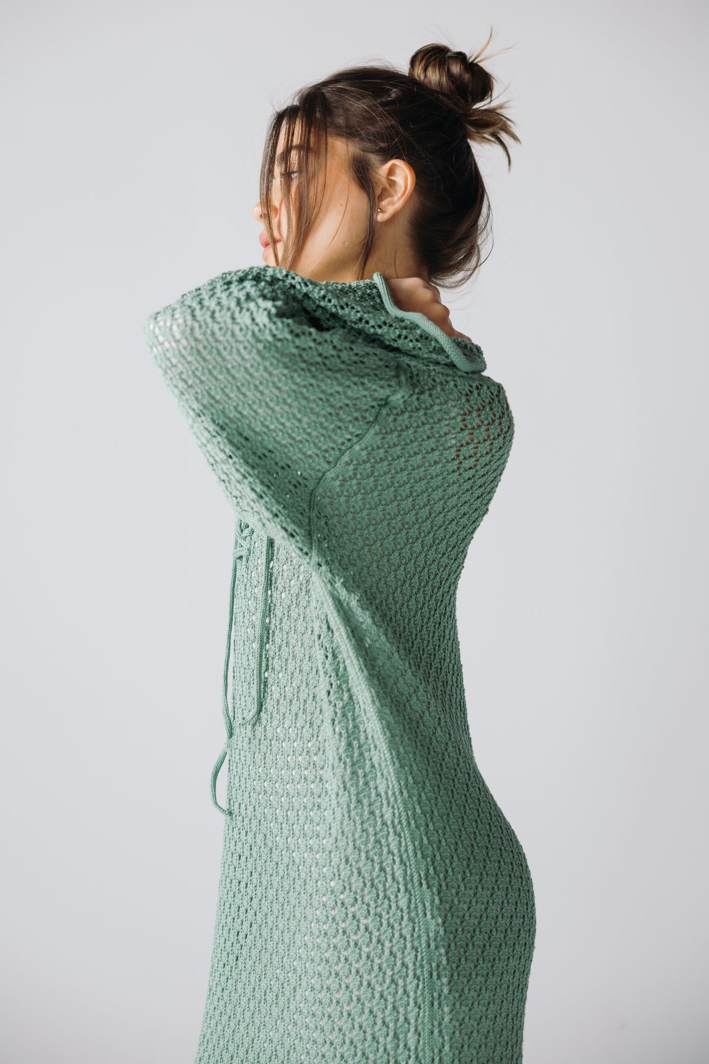 Earthy Knit Dress - Olive