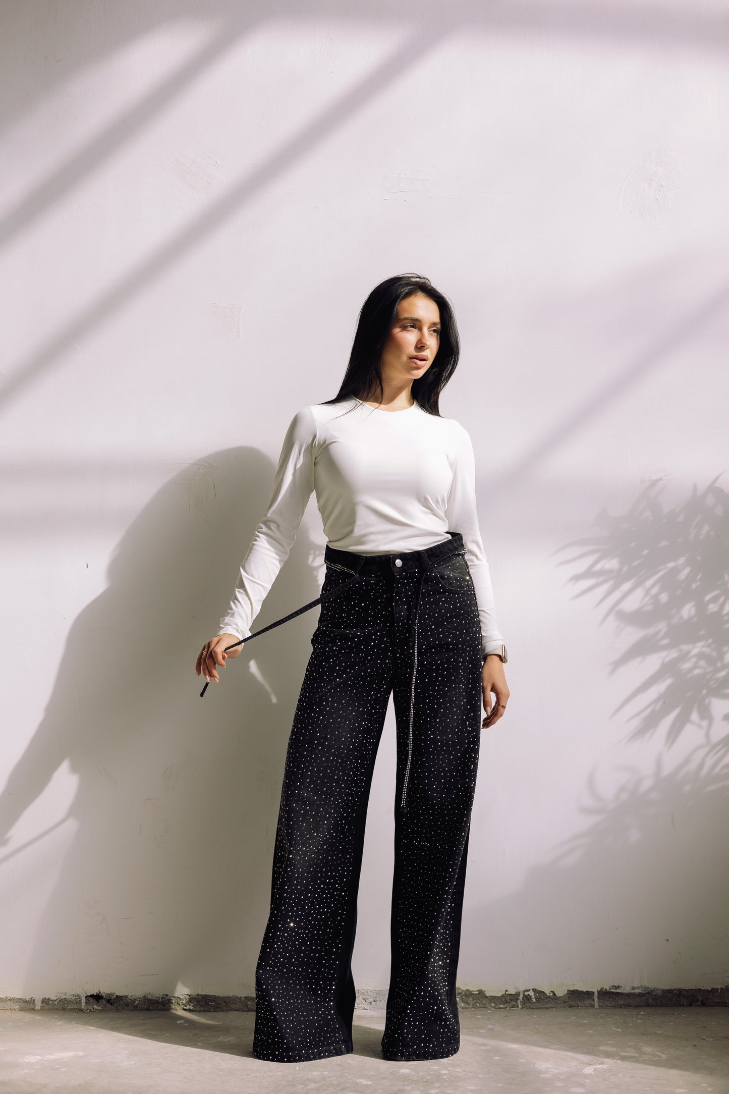 Midnight Spark Jeans - Noir Black