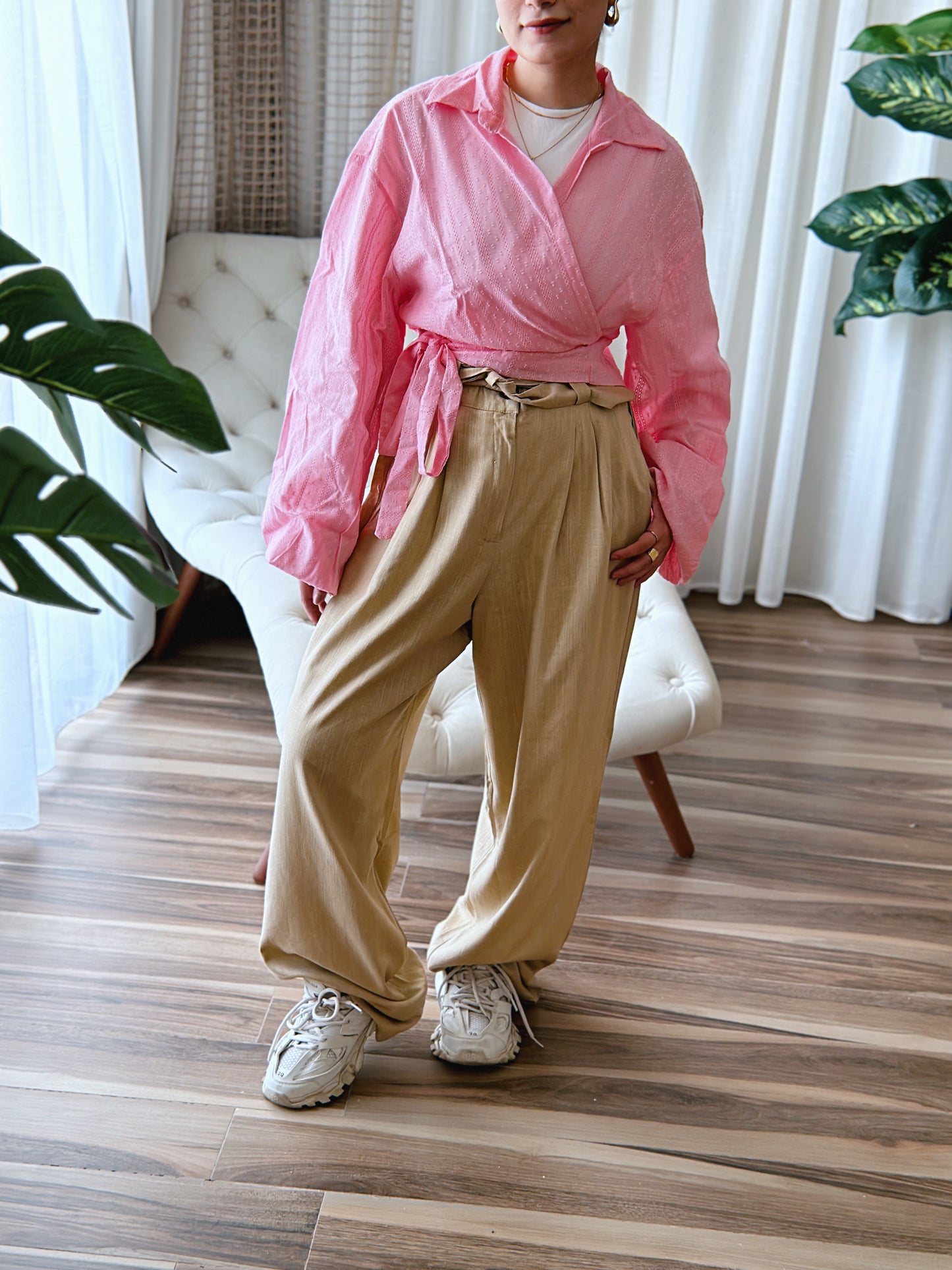 Old Money Linen Pants - Cafe