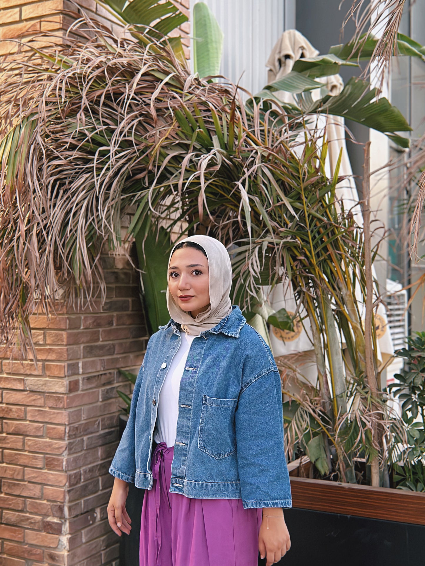 When In Doubt Denim Jacket - Dusty Blue