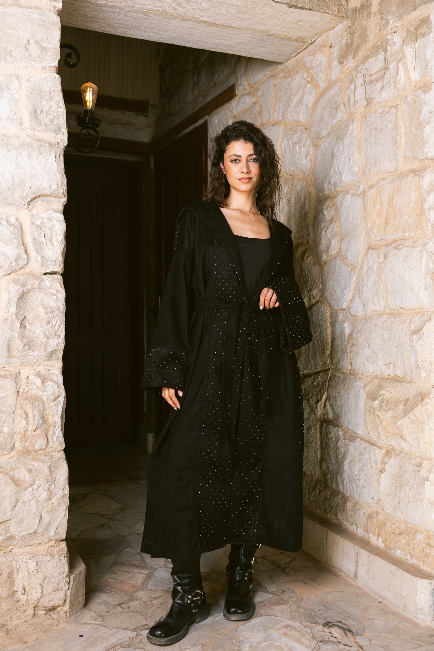 Sukoon Kaftan - Black