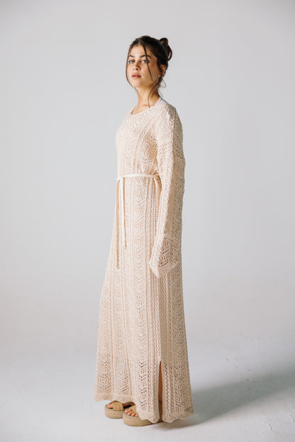 Sea Soul Knit Dress - Cream