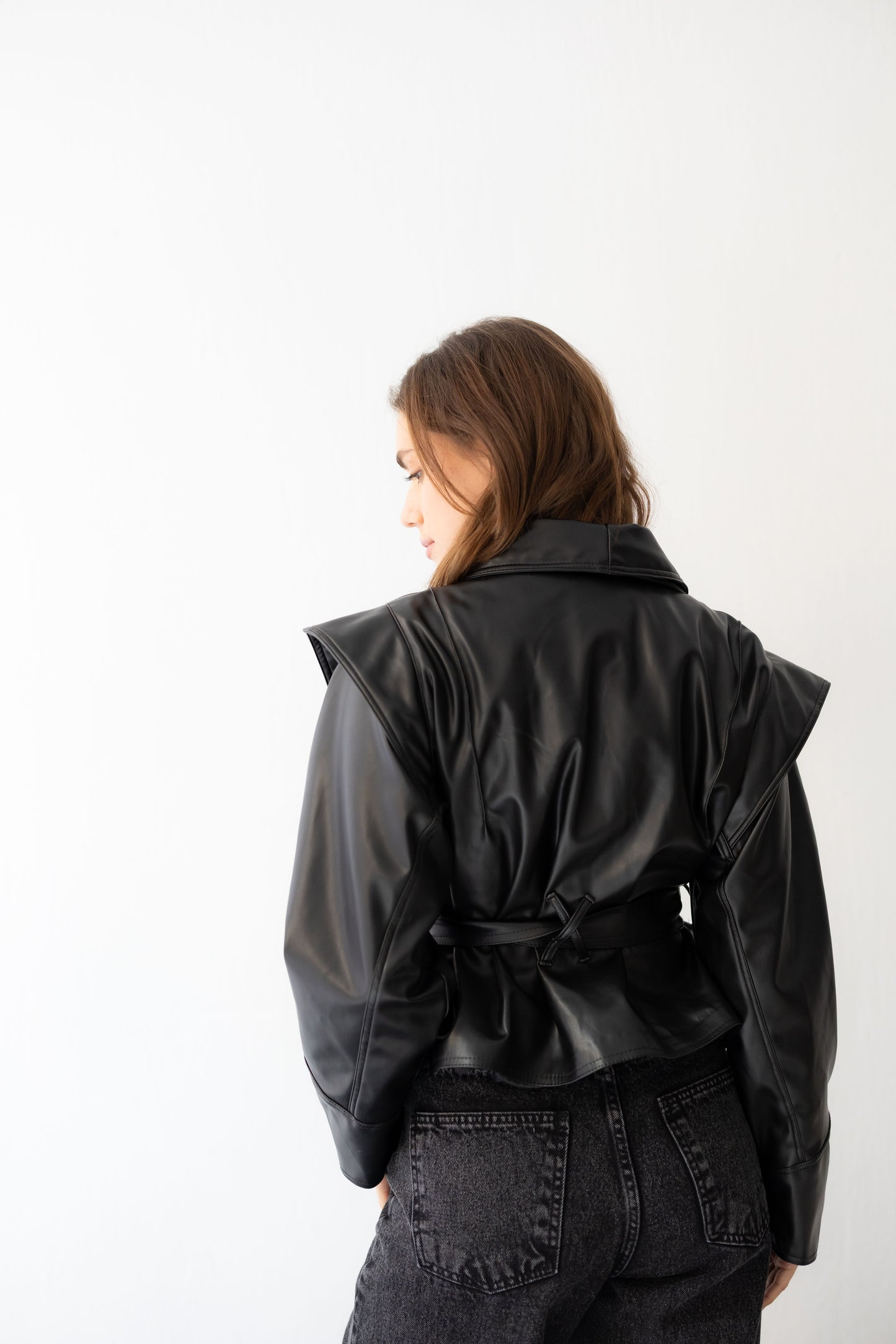 Bold As Love Leather Jacket - Black