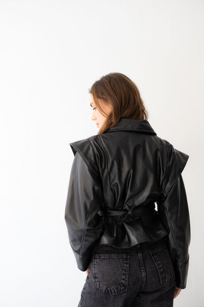 Bold As Love Leather Jacket - Black