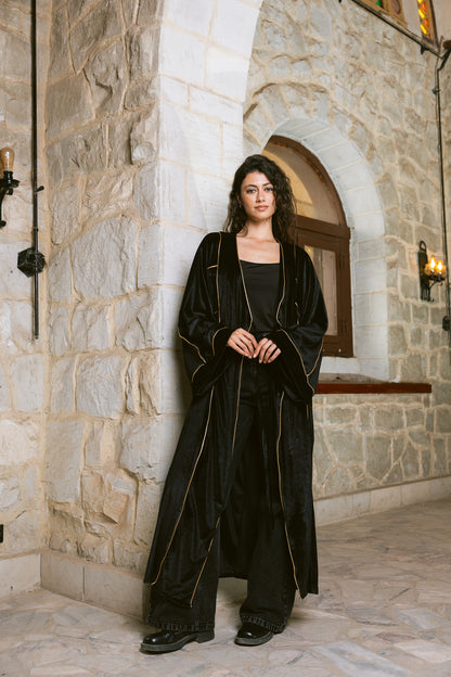 Winter Whisper Kaftan - Black