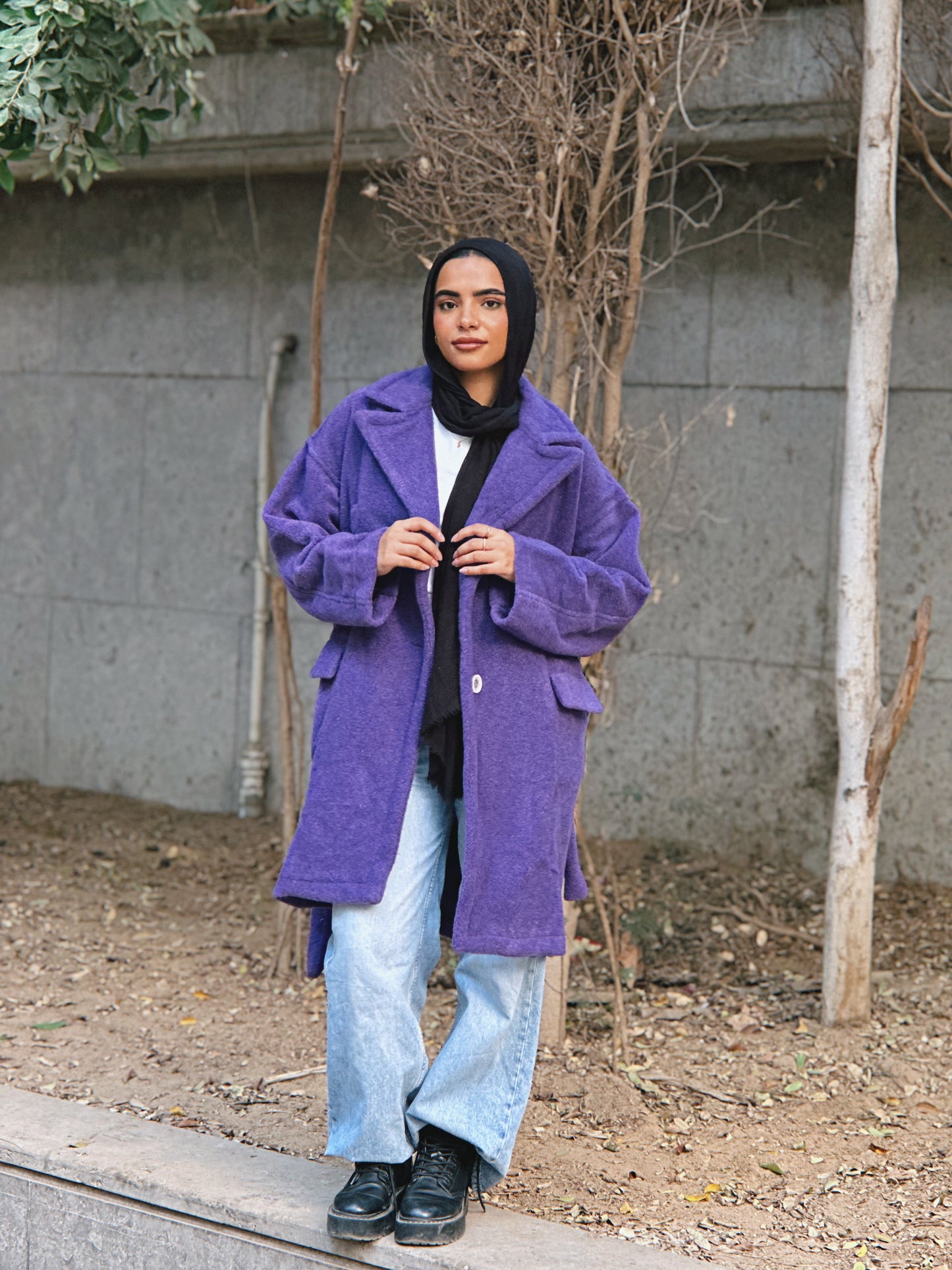 Timeless Coat - Royal Purple